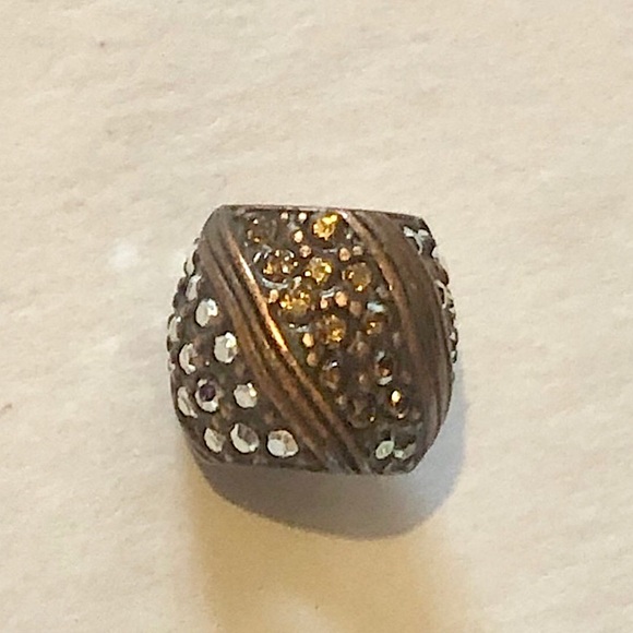 🆕 Brighton Americana bead in Copper Antique Metallic with crystals NWOT - Picture 1 of 8